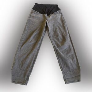 Stylish Gray Maternity Jeans